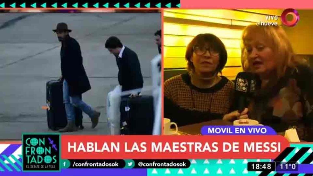 Las maestras hablaron de la infancia de Messi