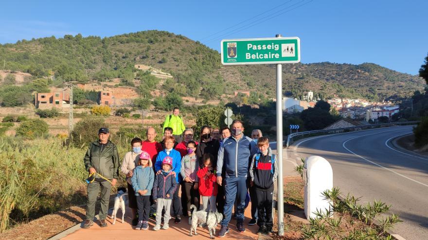 Alfondeguilla bautiza a la ruta ciclopeatonal que la conecta con la Vall d&#039;Uixó