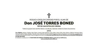 Esquela José Torres Boned