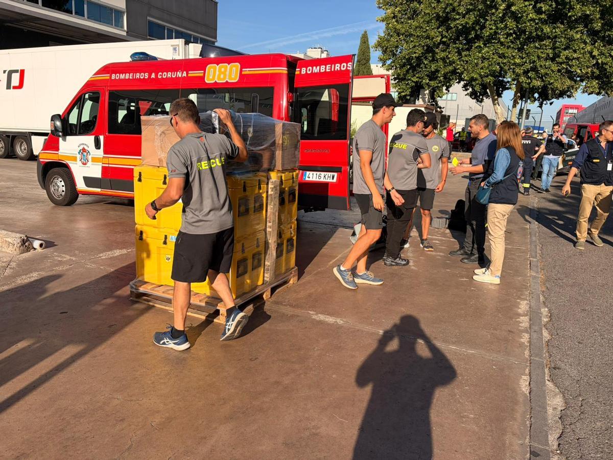 Vehículo de Bomberos de A Coruña.