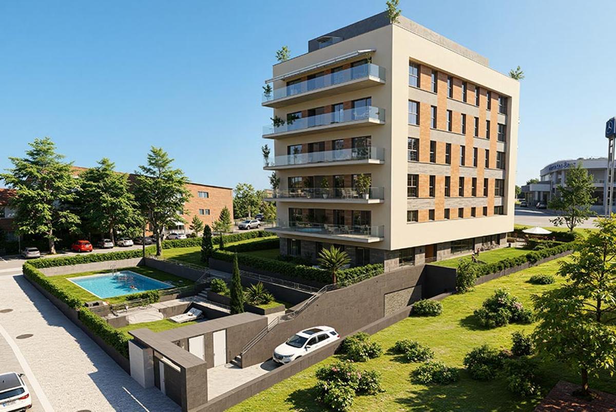 Una recreación del Edificio Santa Bárbara.