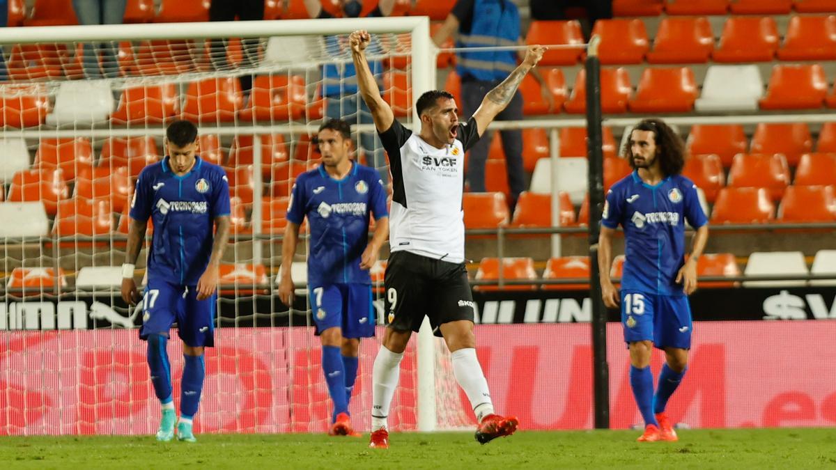 Valencia - Getafe: el estreno de Liga, en imágenes