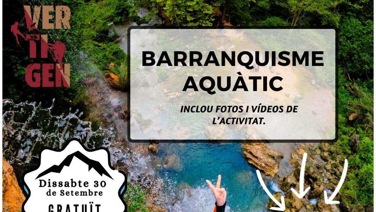 Xàtiva organiza una actividad de barranquismo acuático en Anna para el 30 de septiembre