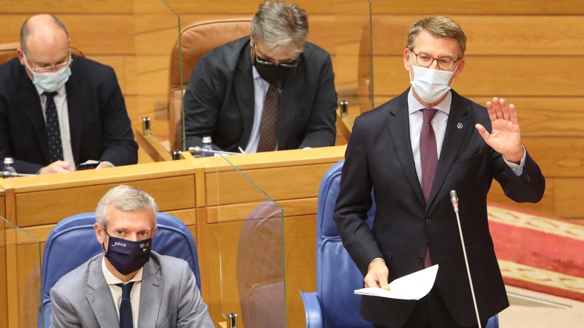Feijóo responde a la oposición, hoy en el Parlamento de Galicia
