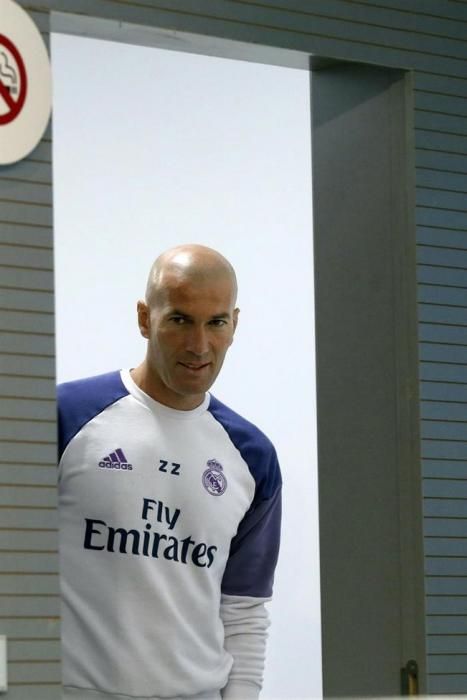 Entrenamiento del Real Madrid antes de su viaje a Gran Canaria