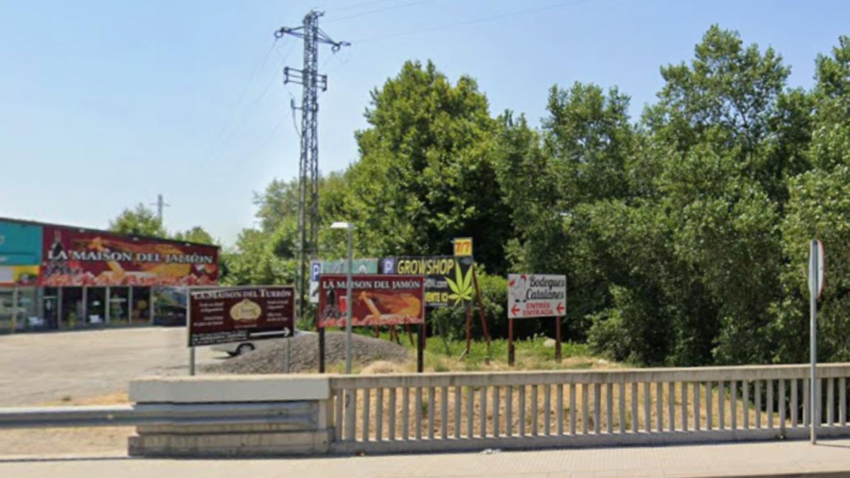 La zona on va ser localitzat el cadàver.