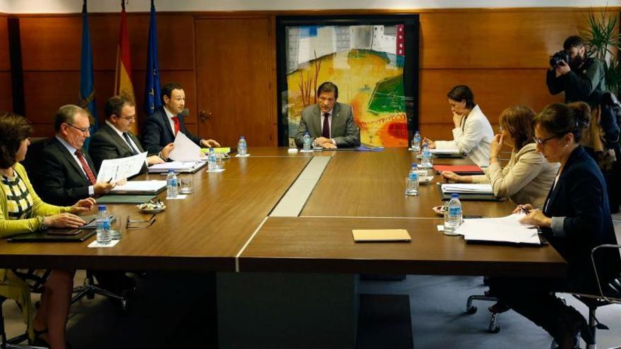 La reunión de esta mañana del Consejo de Gobierno.