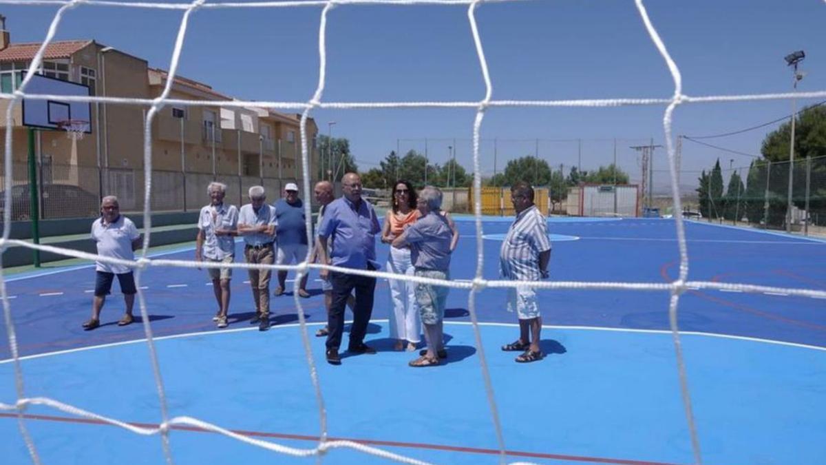 La pista deportiva de Vista Alegre, reformada. | AYTO. CARTAGENA