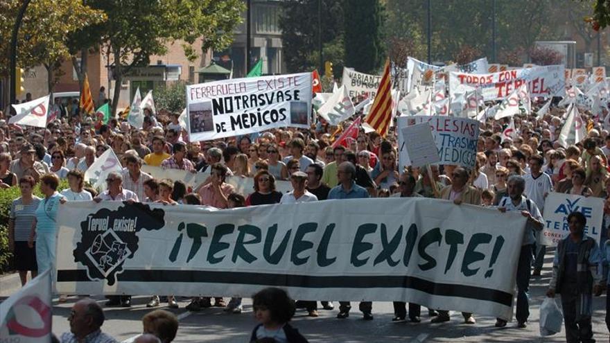 Teruel Existe reivindicará el 6 mayo en Zaragoza ayudas para la despoblación