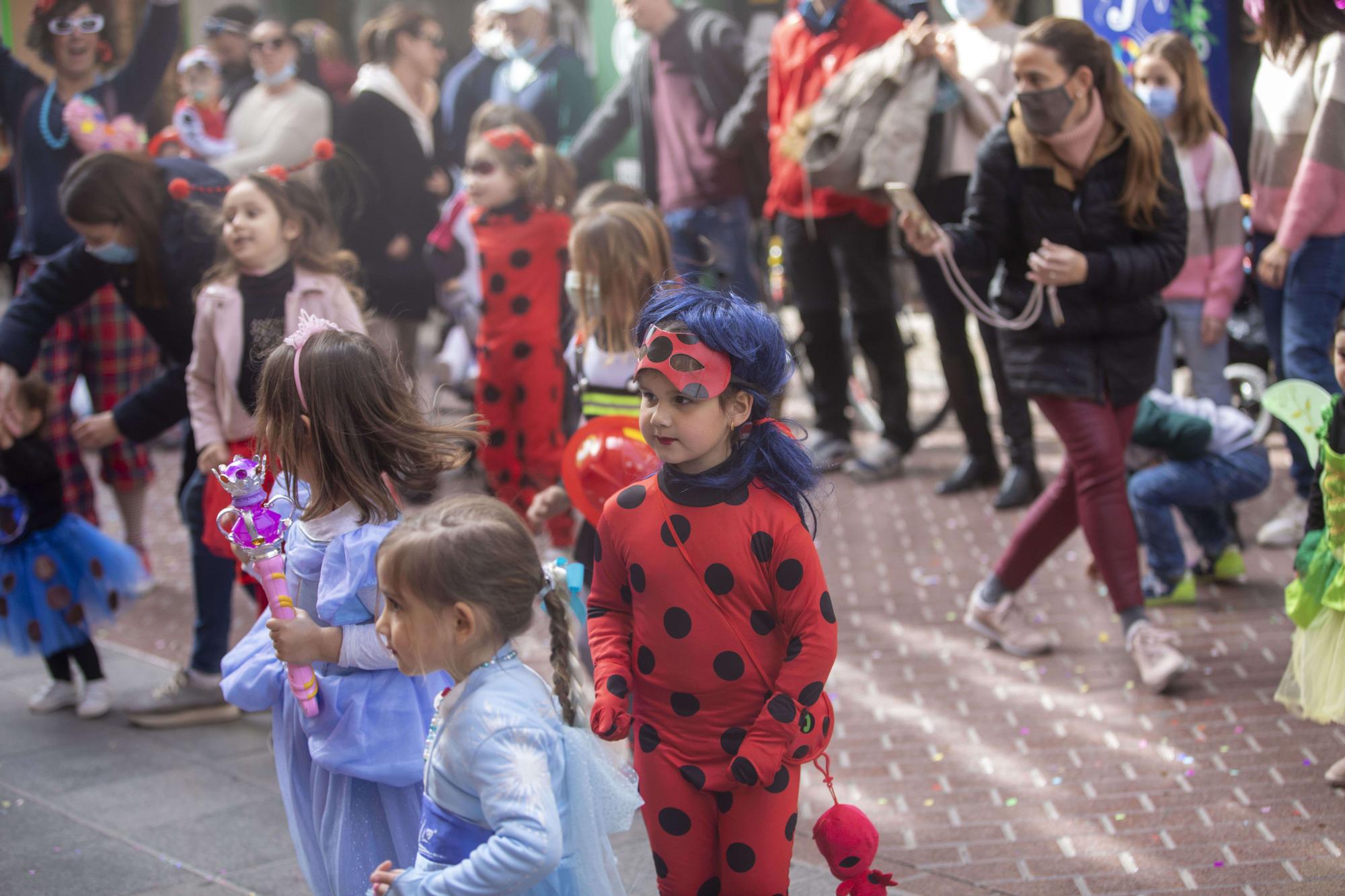 Sa Rueta llena de familias el centro de Palma