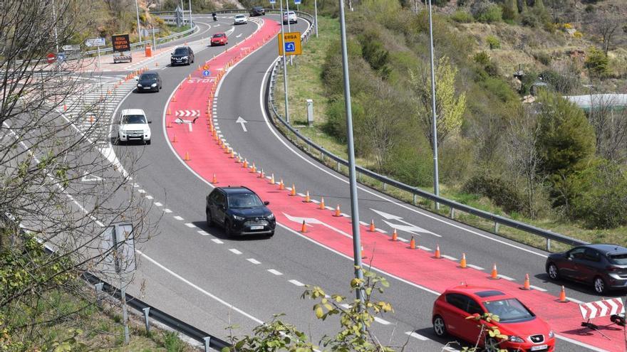 Operació tornada del Pont del Pilar: cues de 12 quilòmetres a la C-16