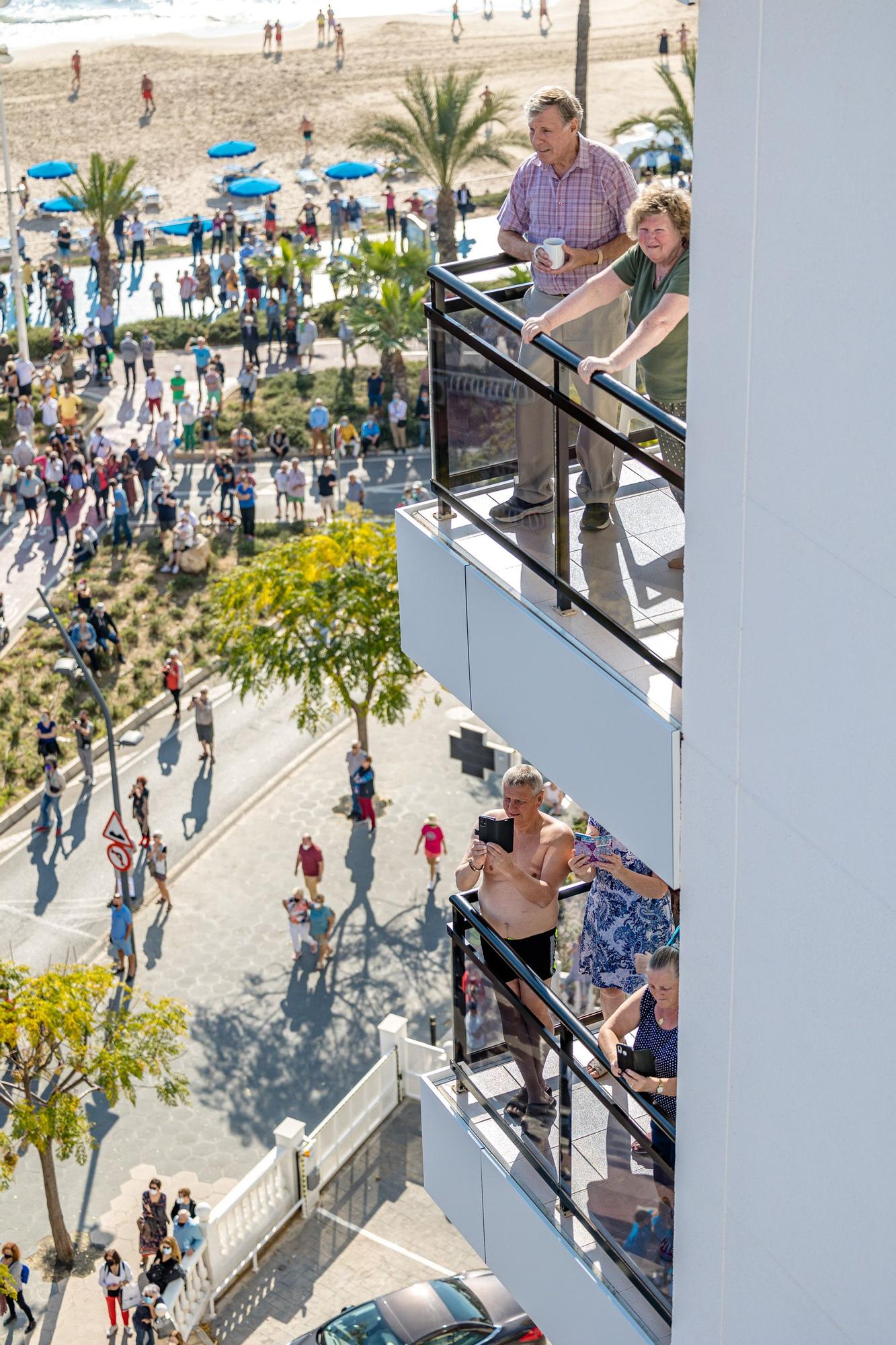 Mascletá en las fiestas de Benidorm