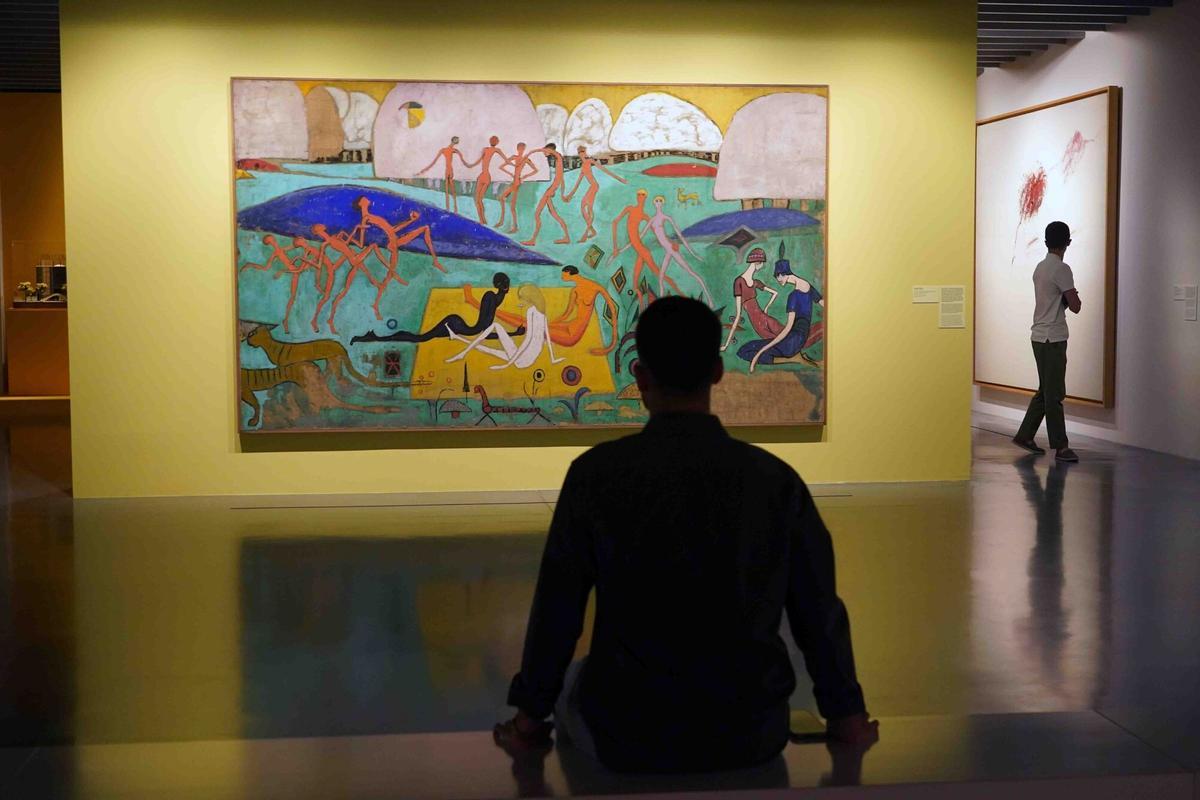 Presentación de la nueva colección semipermanente 'To Open Eyes. Miradas de artista' en el Centre Pompidou