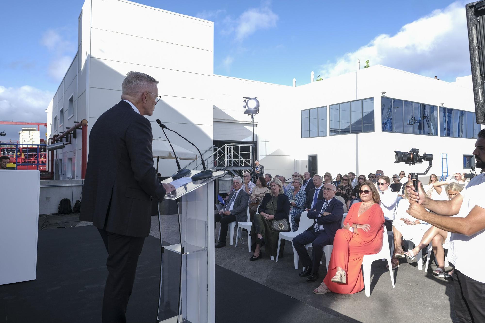 Inauguración de la planta de la empresa Stormalda en el Puerto de Las Palmas