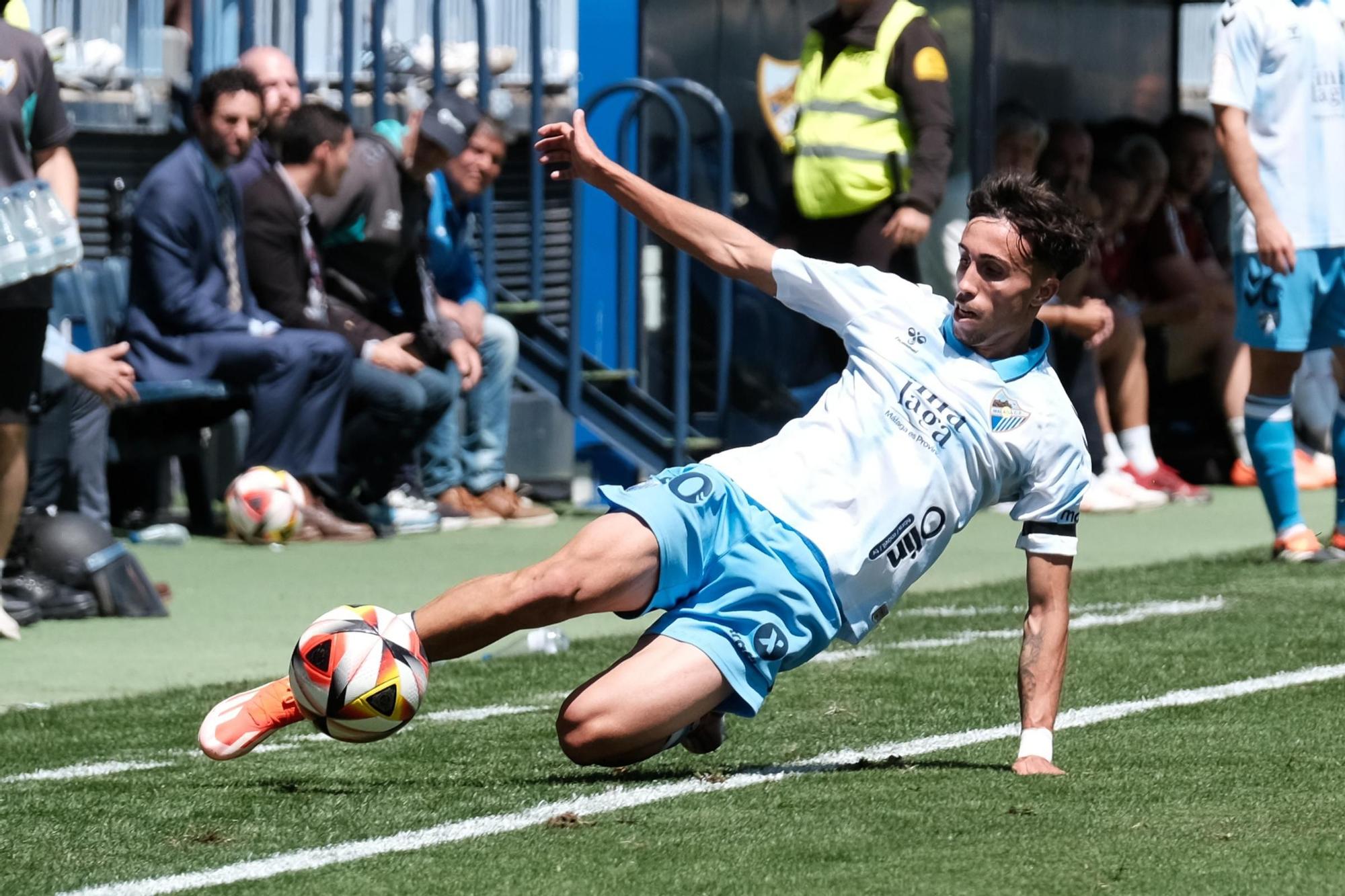 El Málaga CF - Real Murcia, en fotos