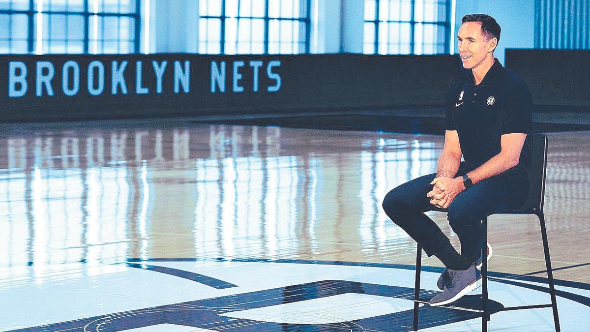 Steve Nash el pasado miércoles en un acto con los Nets de Brooklyn de la NBA.