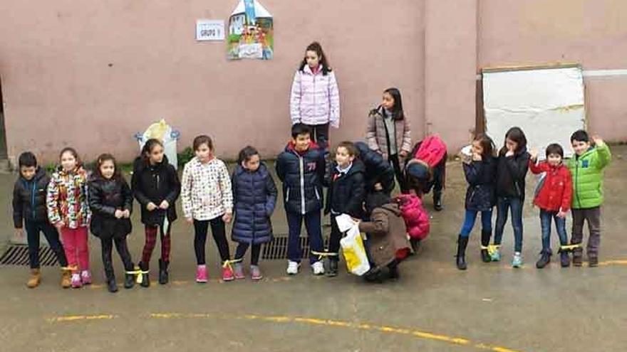 Niños participantes en la actividad.