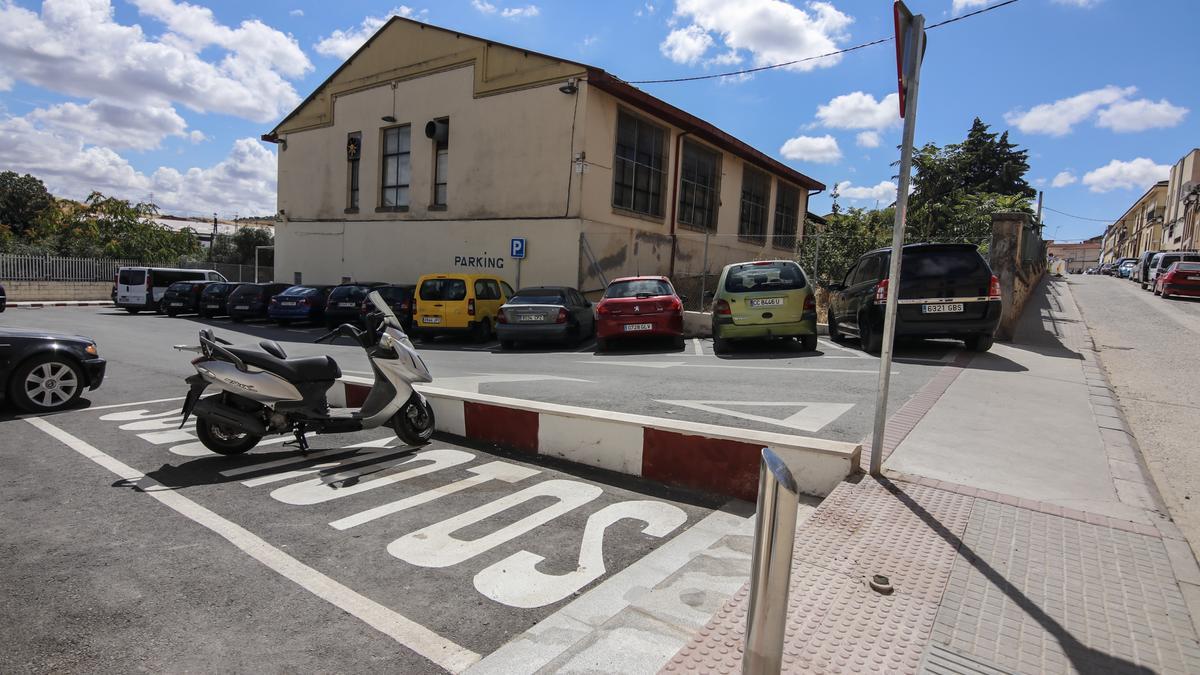 Parcela del Madruelo, donde hace unos meses se habilitó un aparcamiento.