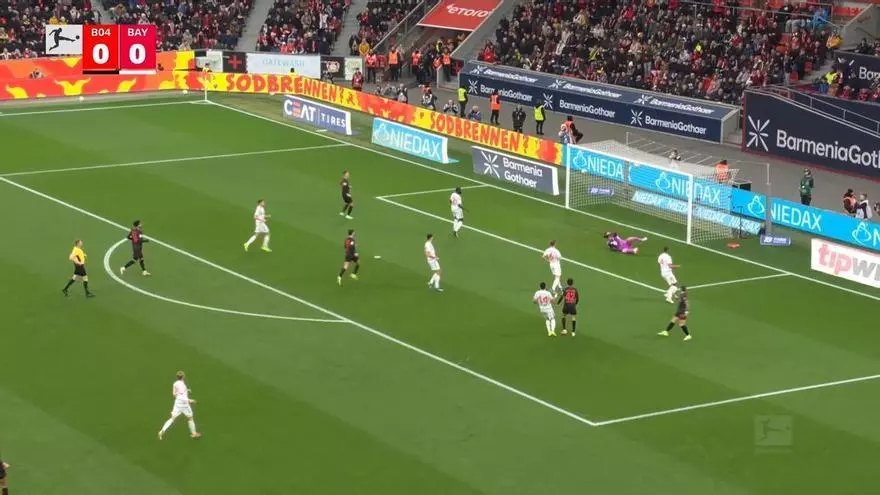 El gol de Aleix García que ilusionó al Leverkusen
