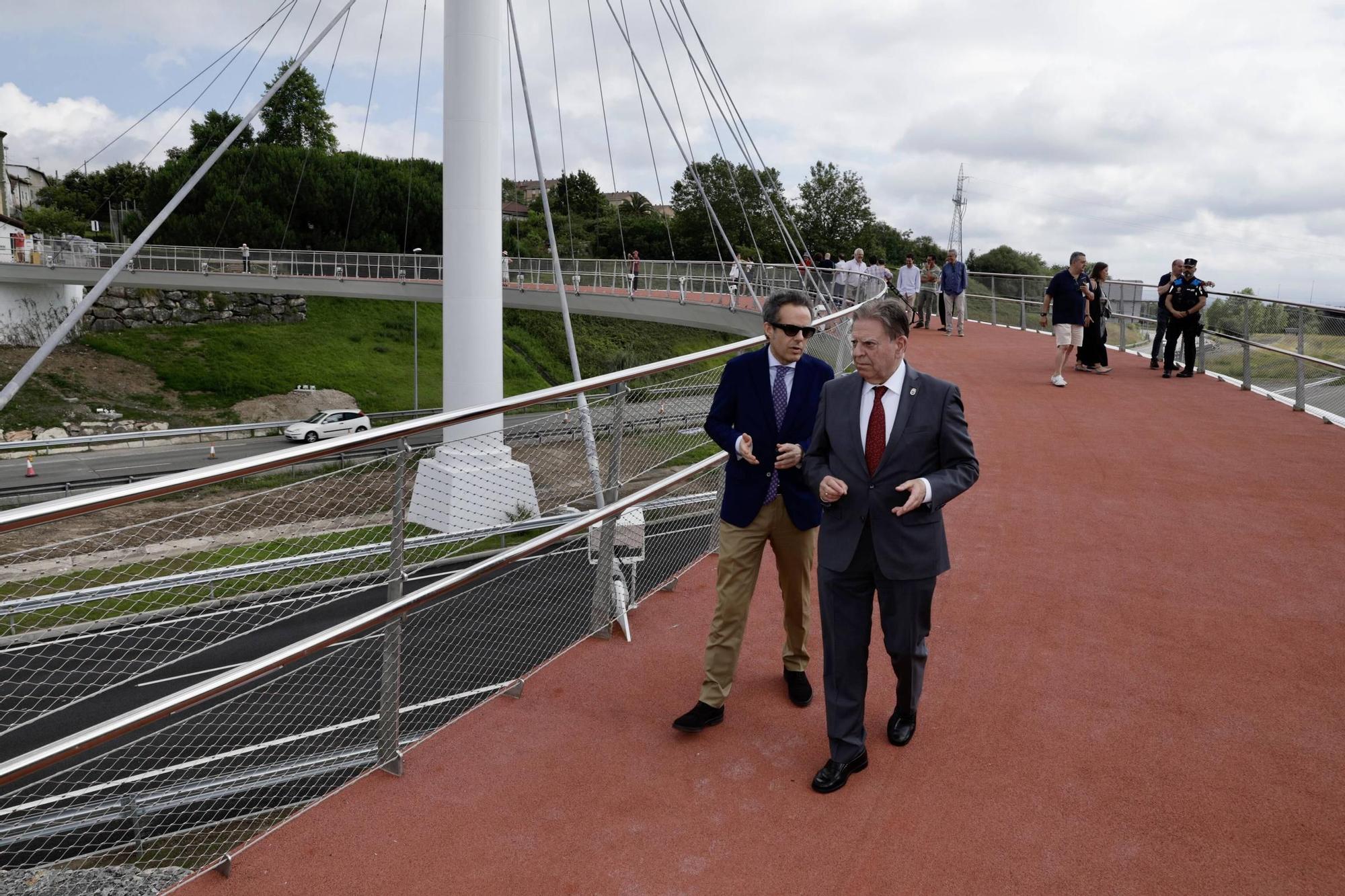 Inauguración del parque lineal de entrada a Oviedo por la "Y"