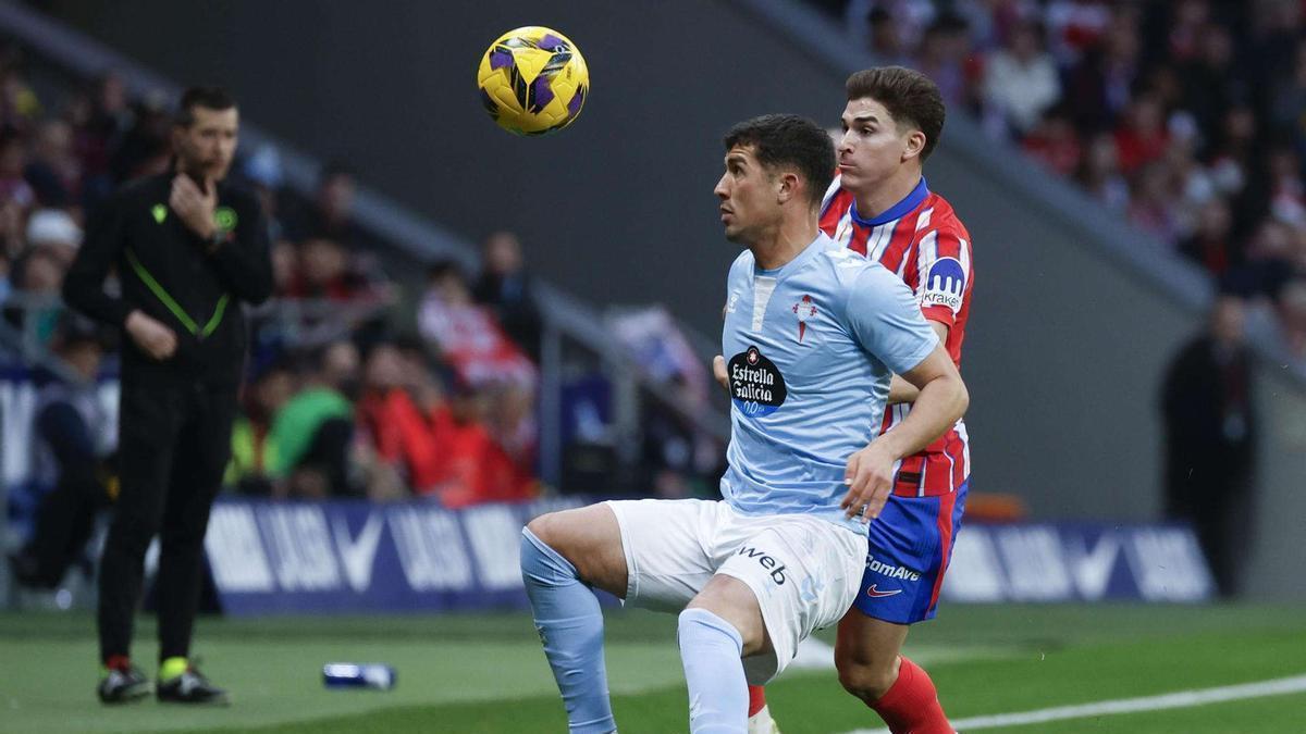 Carlos Domínguez, central del Celta de Vigo.