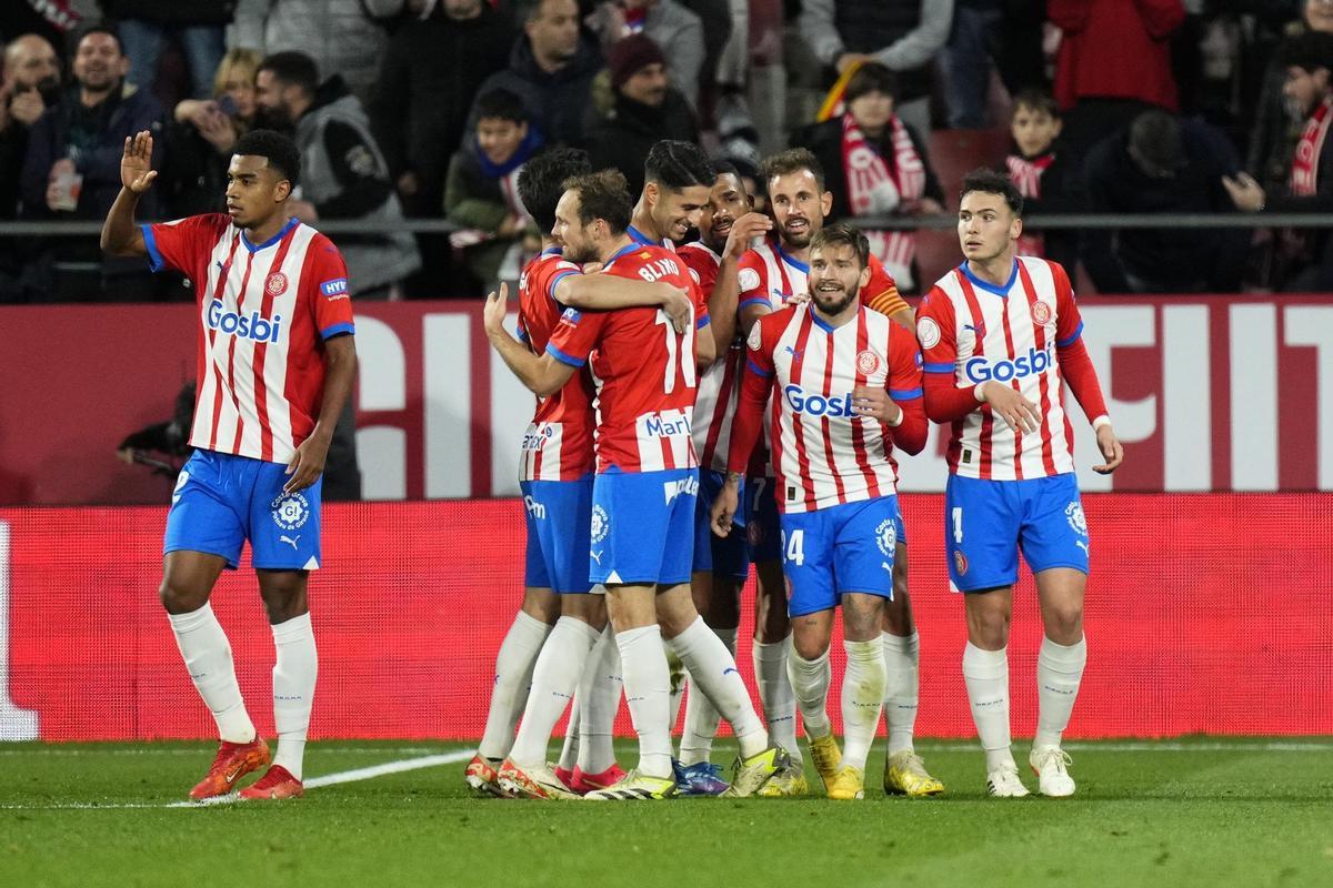 El Girona vuelve a dar un recital futbolístico en Montilivi para clasificarse a los cuartos de final de la Copa del Rey