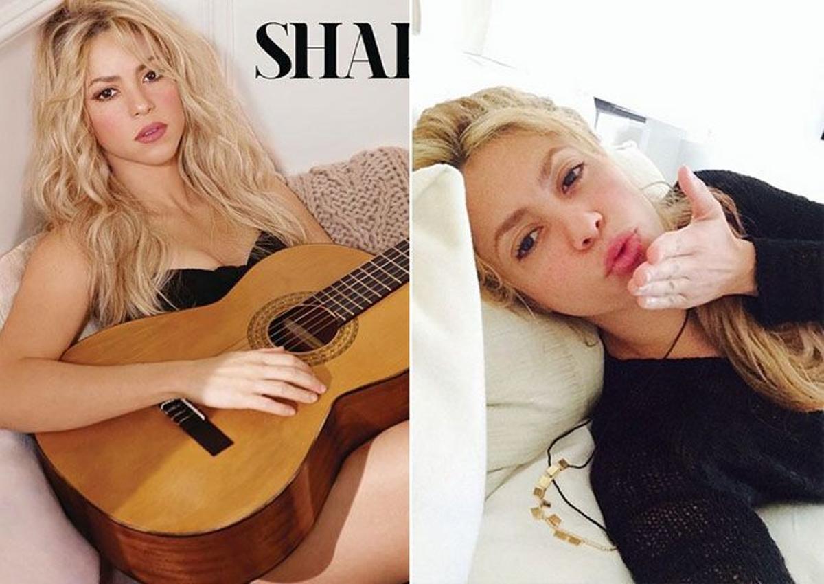 ¿Con o sin maquillaje? Shakira