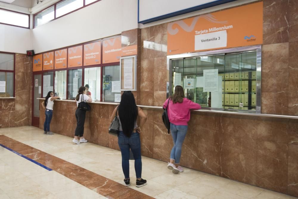 Colas en las oficinas de movilidad