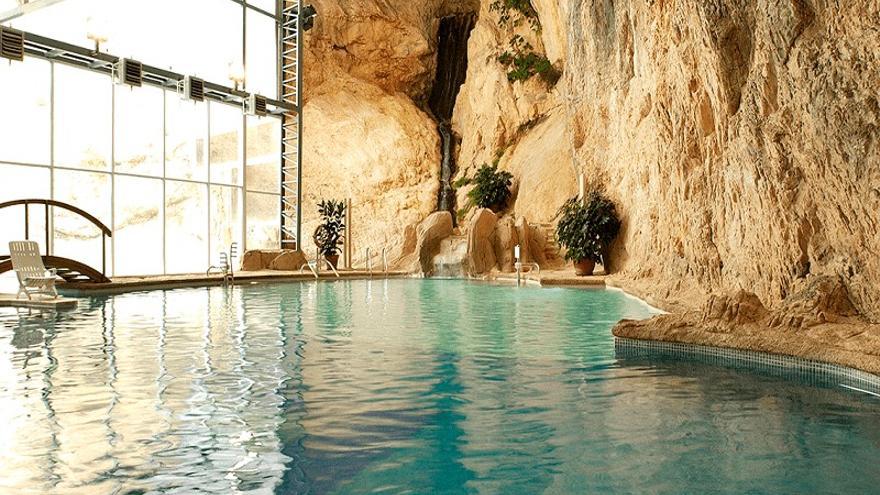 Cueva termal en el Balneario Sicilia