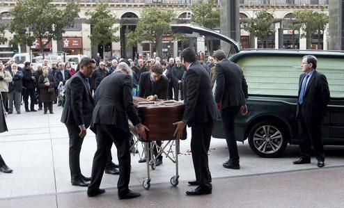 Funeral de Elías Yanez en la Basílica del Pilar