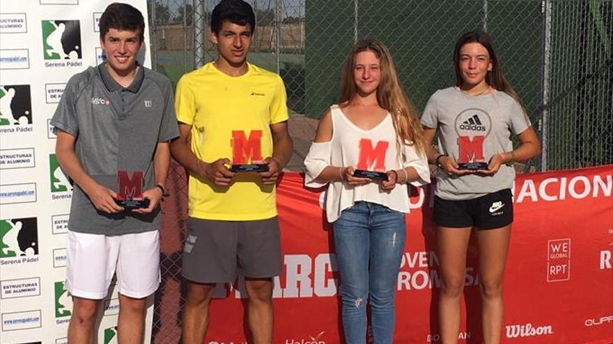 Diego Barreto y Lucía Santos se imponen en el Torneo Marca Villanueva