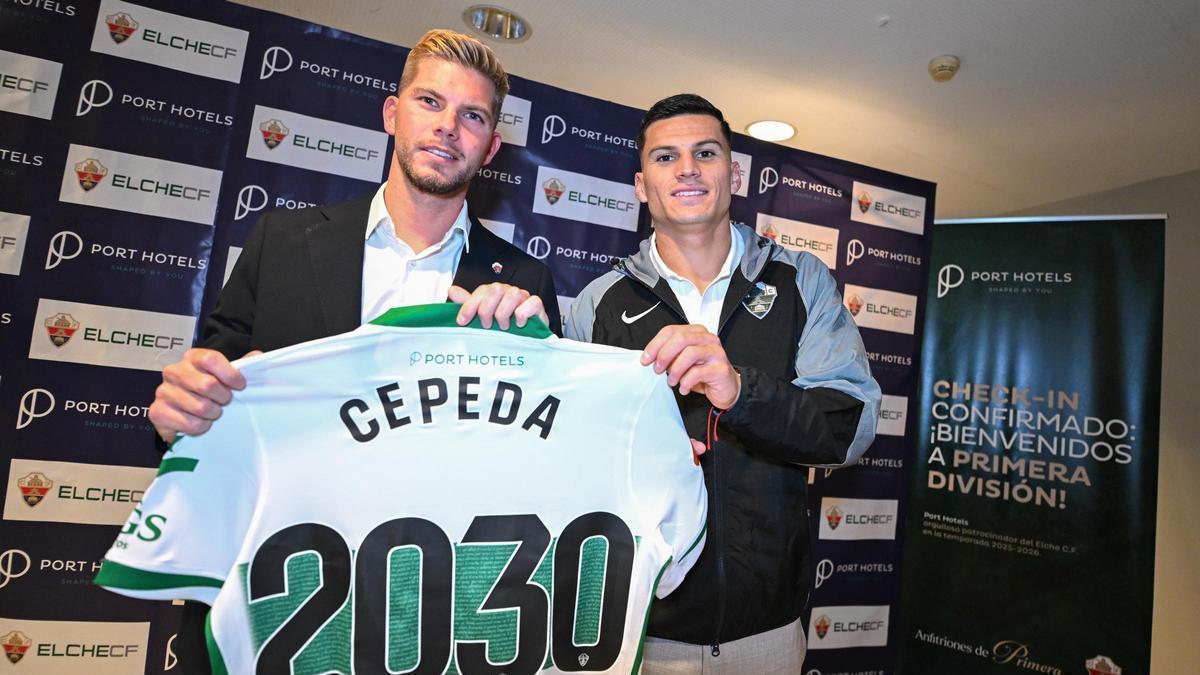 Cepeda, nuevo fichaje del Elche CF: "Ojalá pueda estar ante el Barcelona y marcar un gol"
