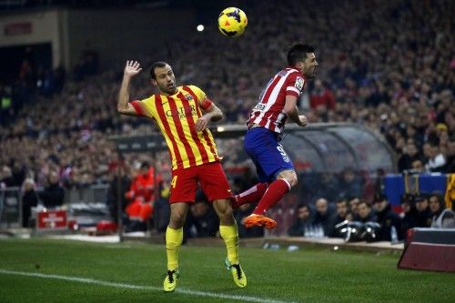 Imágenes del partido disputado entre el Atlético y el Barça.