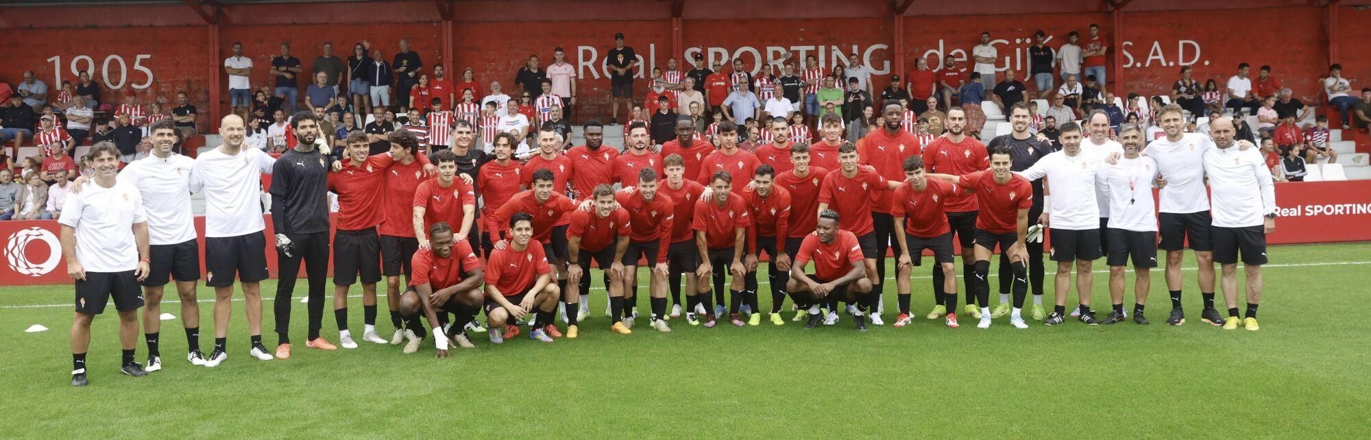 EN IMÁGENES: Primer entrenamiento de Sporting tras el regreso de las vacaciones