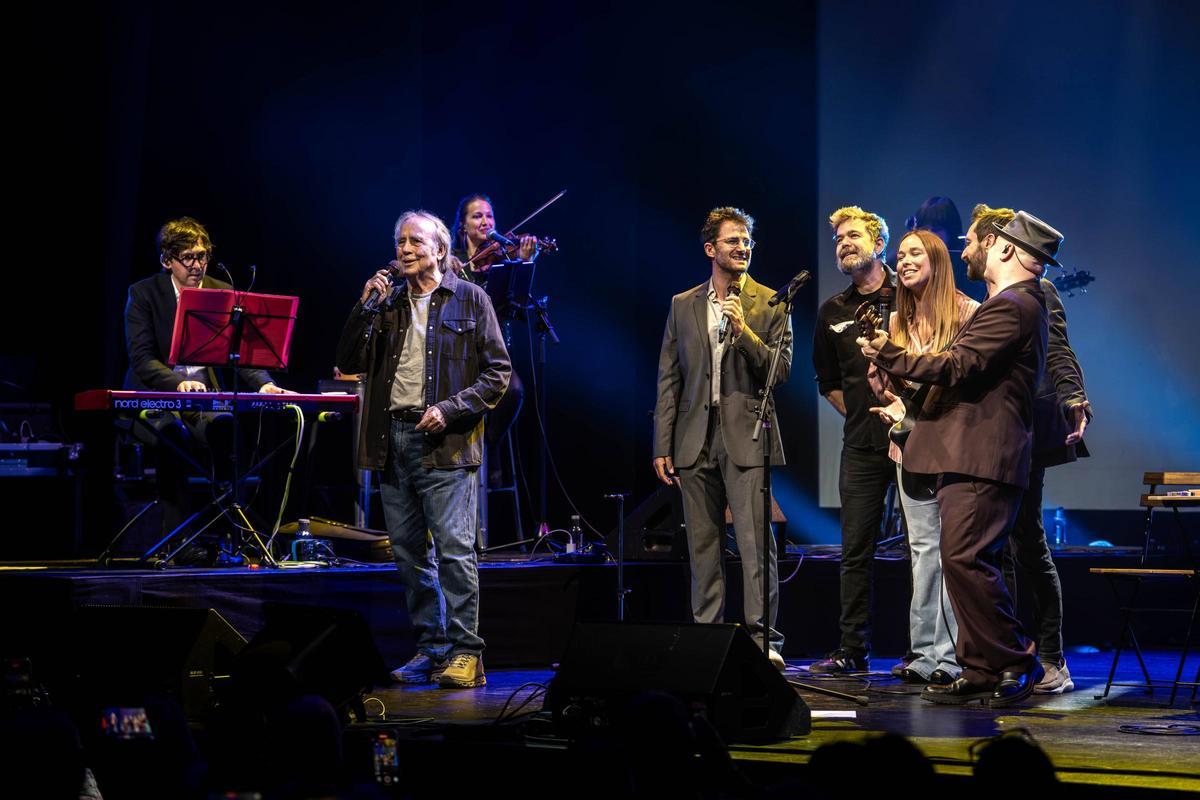 Jofre Bardagí rinde homenaje a Serrat y a su padre, el 'mestre' Bardagí