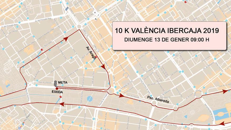 Plano del recorrido.