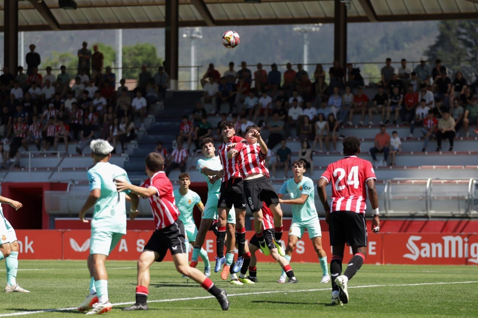 Athletic-RCD Mallorca: ida de cuartos de la Copa de Campeones juvenil