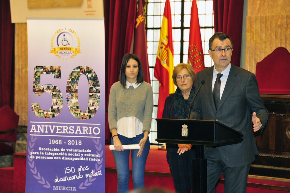 Auxilia Murcia, 50 años dando sin pedir nada a cambio