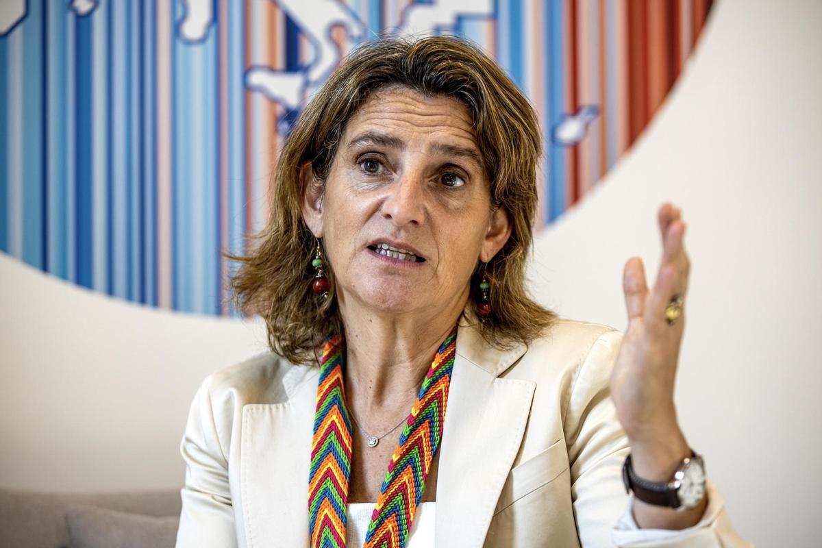 La vicepresidenta y ministra para la Transición Energética, Teresa Ribera.