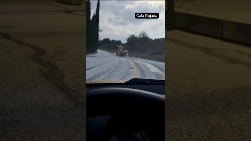 Granizada en el Norte y en el Llevant de Mallorca