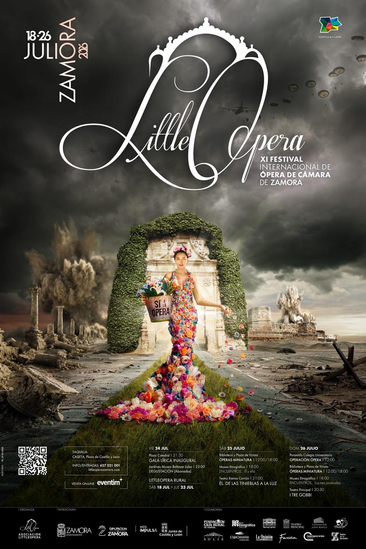 Cartel de Little Opera de este año, creado por Jorge Martinde.