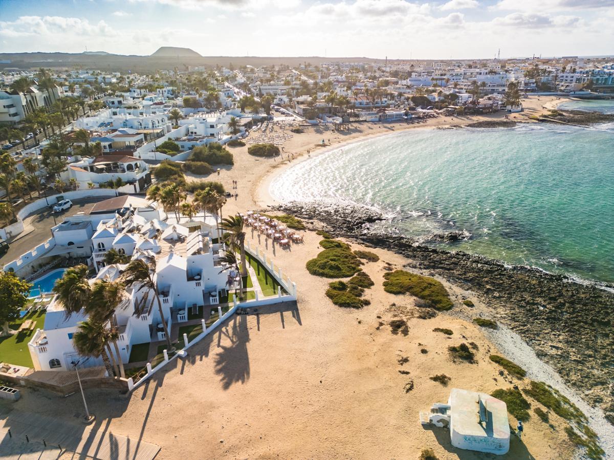 Vista aérea de Corralejo