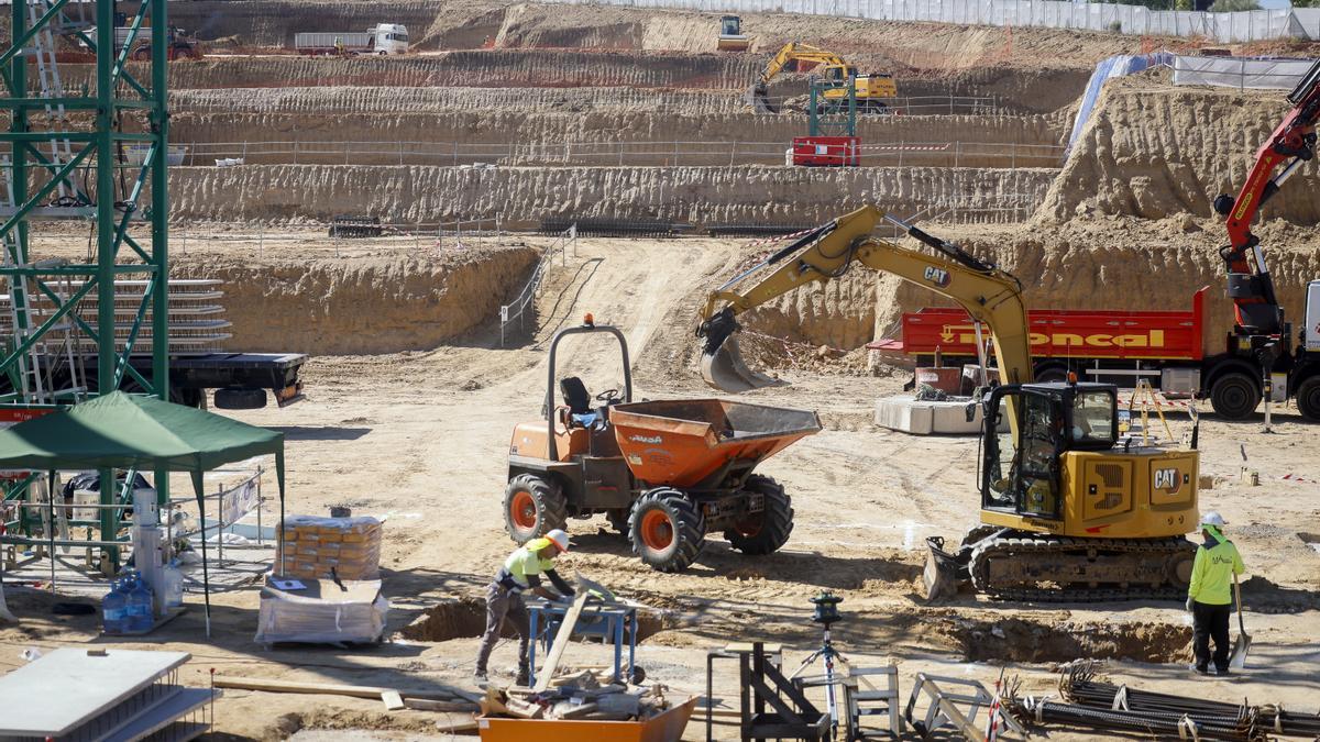 Nueva promoción de viviendas para alquiler asequible en construcción en Boadilla del Monte.