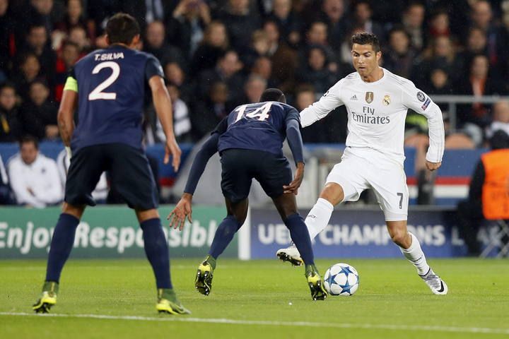 Imágenes del partido entre Real Madrid y PSG en el Parque de los Príncipes