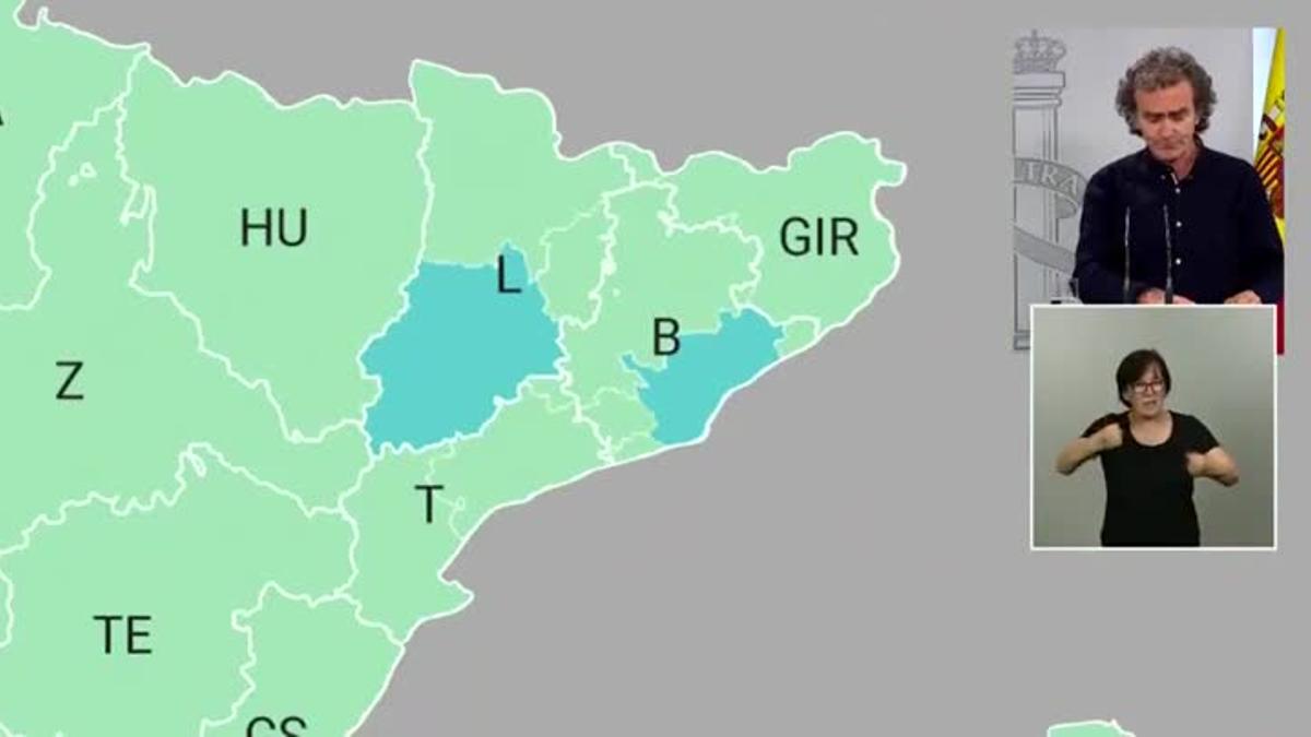 Estas son las provincias de Cataluña que consiguen pasar a la Fase 2