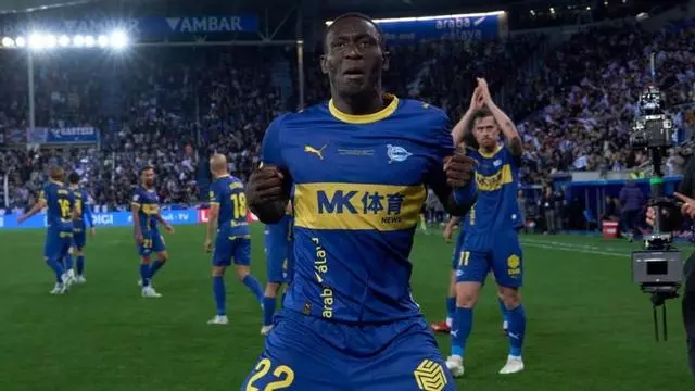 Diabate dio el primer tanto sobre la bocina contra el Barça