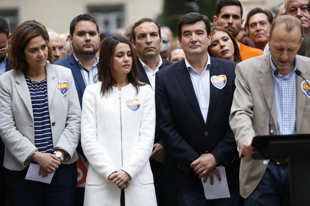 Concentración de Ciudadanos en defensa del Estatuto de Autonomía