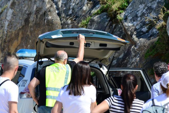 Intensifican la búsqueda del hombre desaparecido en Cangas