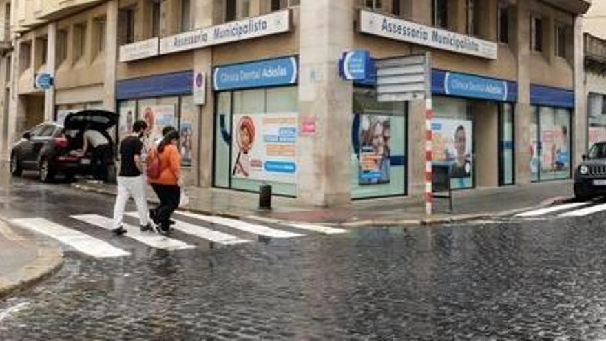 La confluència entre els carrers Blanc i Caamaño, on s&#039;actuarà.