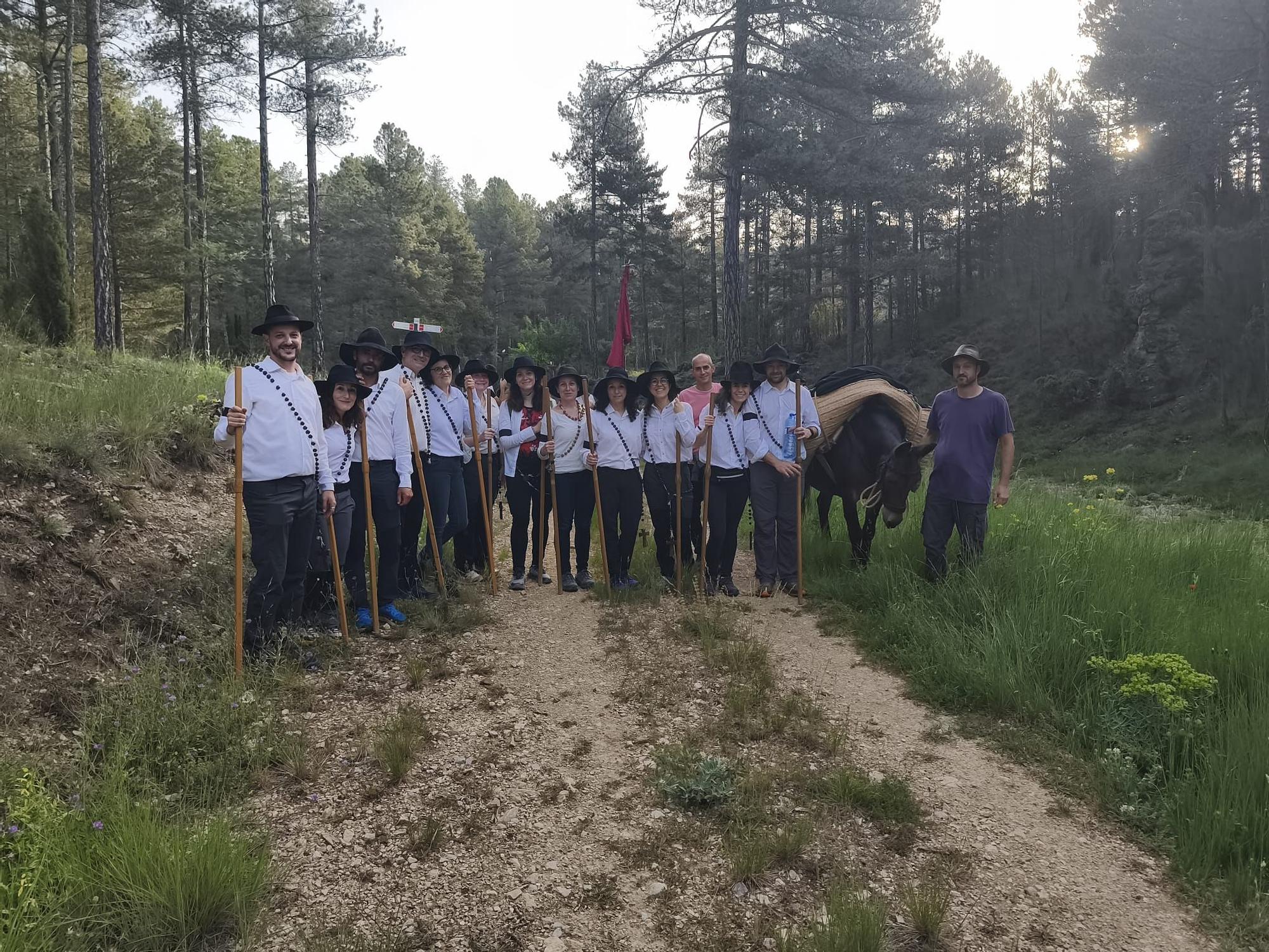 FOTOGALERÍA I Los &#039;pelegrins&#039; de Portell rememoran la romería a Sant Pere de Castellfort